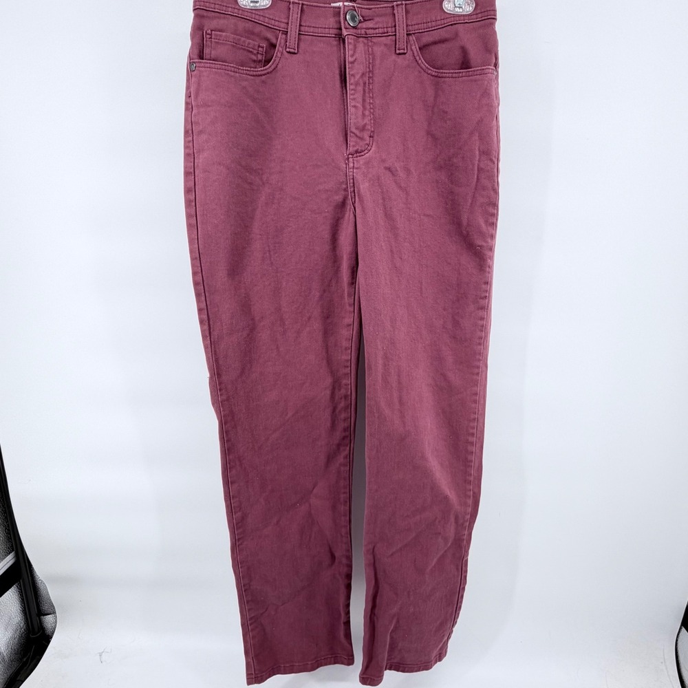 Lee Classic Fit At The Waist‎ Womens 10 Medium Burgundy Straight Jeans